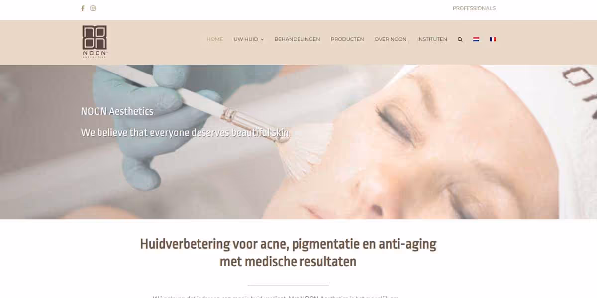 Websiteproject noonaesthetics