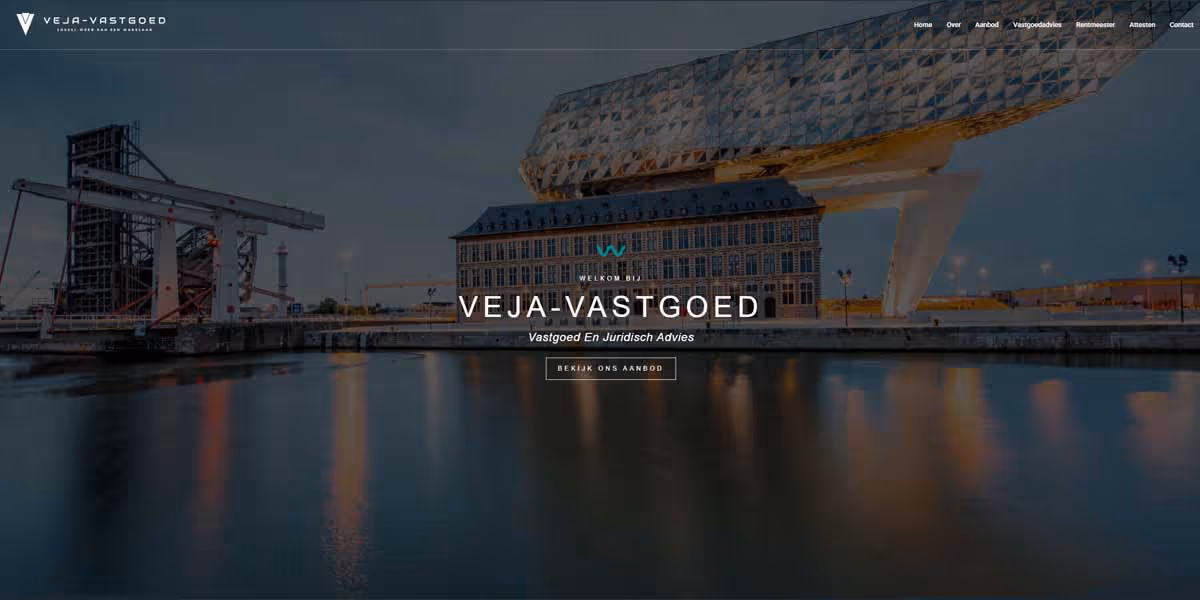 Websiteproject veja-vastgoed