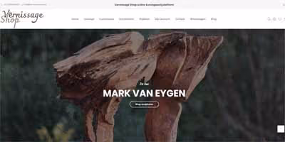 webdesign en seo Vernissage shop