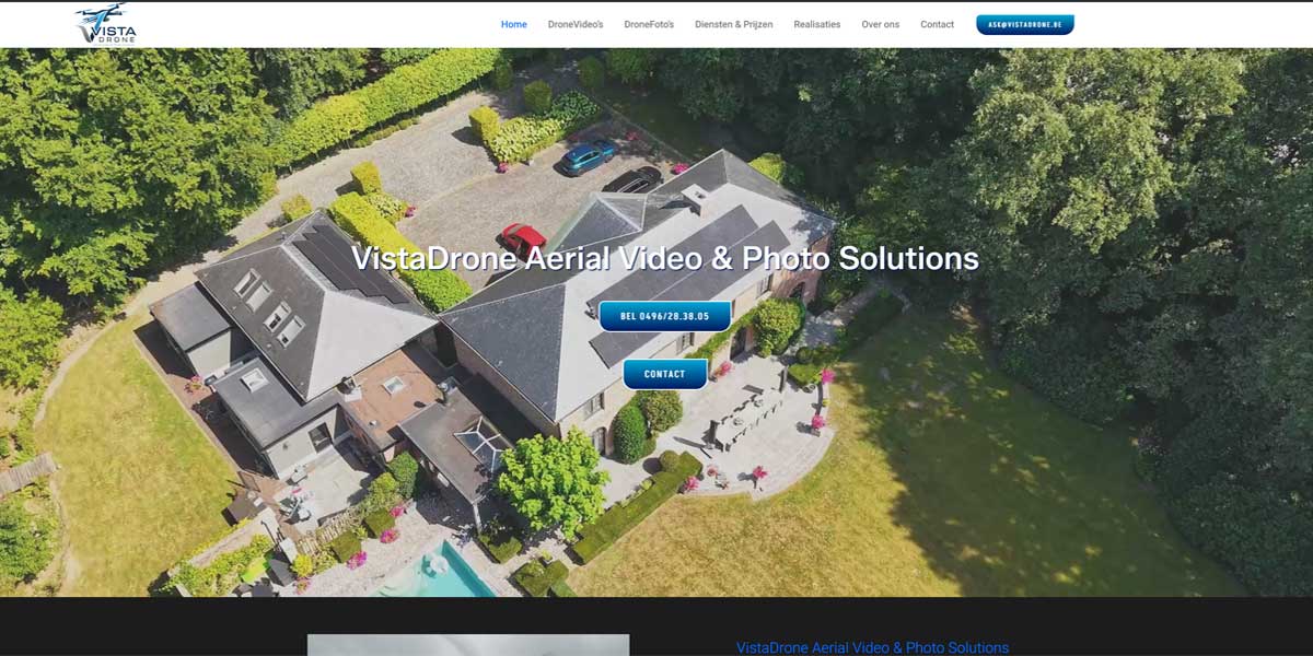 Websiteproject vistadrone