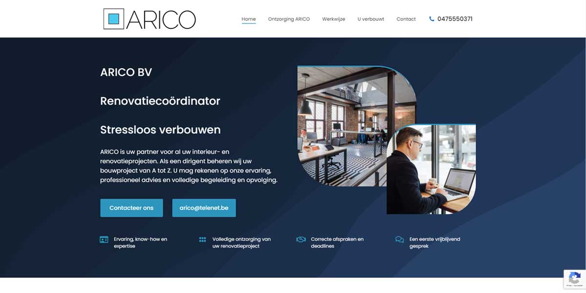 Websiteproject arico