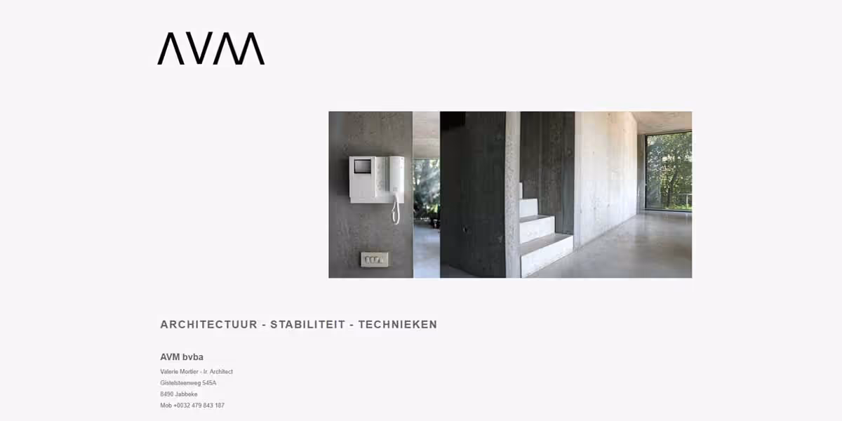 Websiteproject AVM ARCH