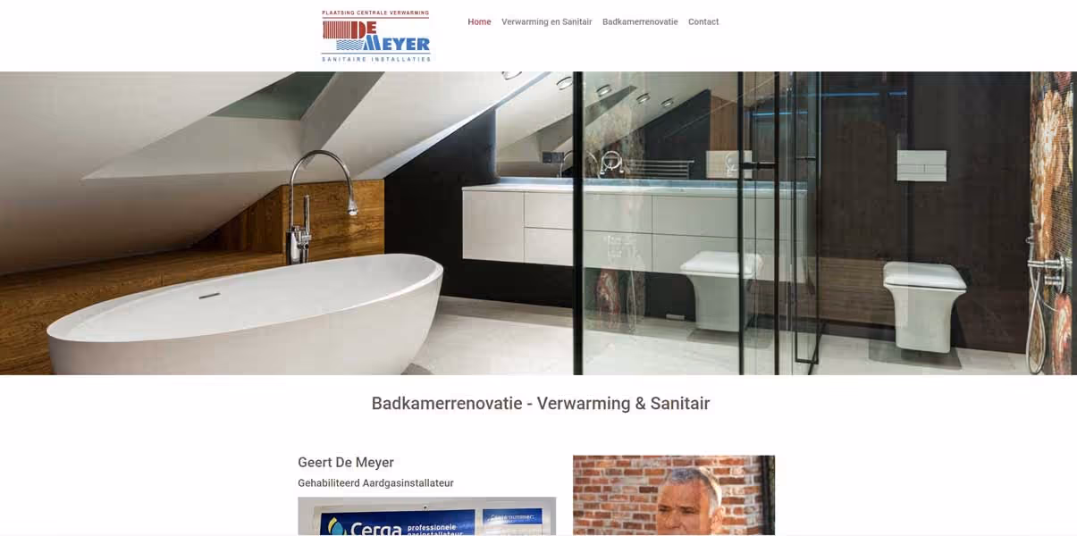 Websiteproject badkamerrenovatie-verwarming