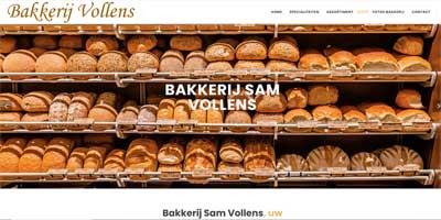 webdesign en seo Bakkerij Vollens