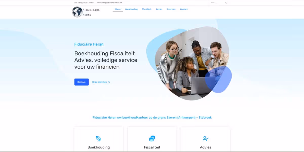 Websiteproject fiduciaire-heran