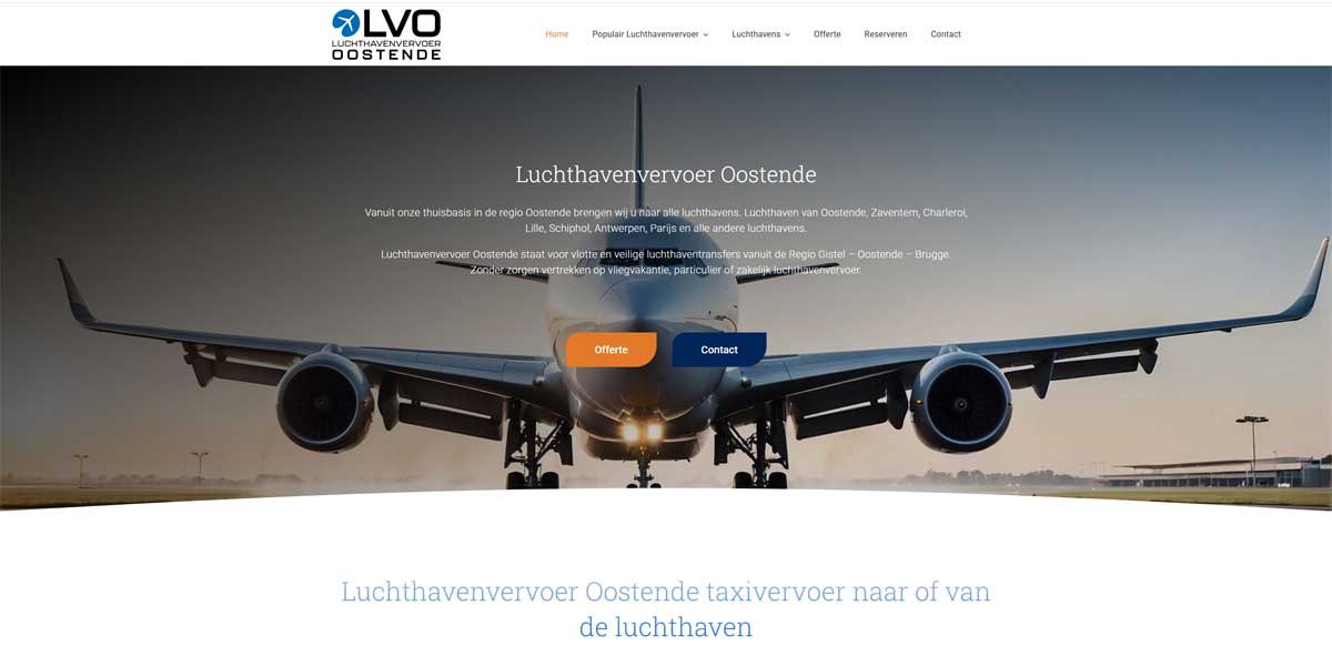 Websiteproject luchthavenvervoeroostende