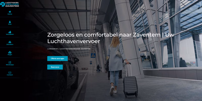 Website Luchthavenvervoer Zaventem