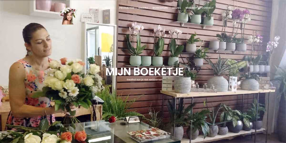 Websiteproject Mijnboeketje