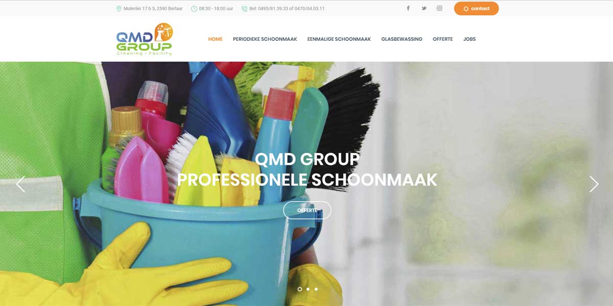 Websiteproject QMD Group