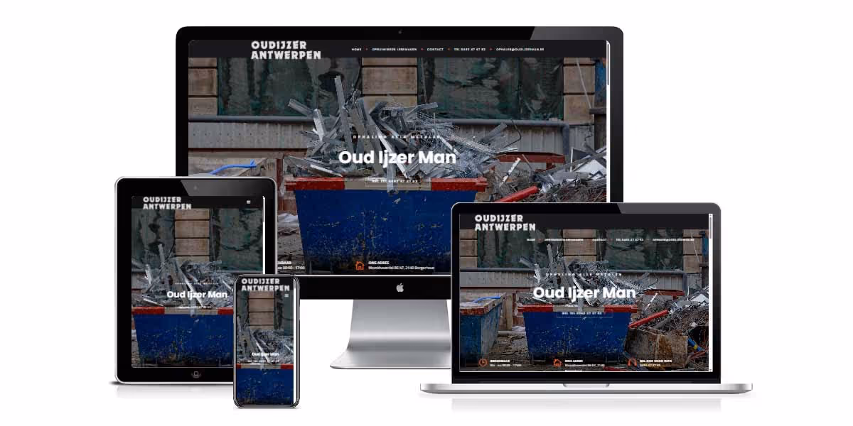 webdesign Oud Ijzer Man