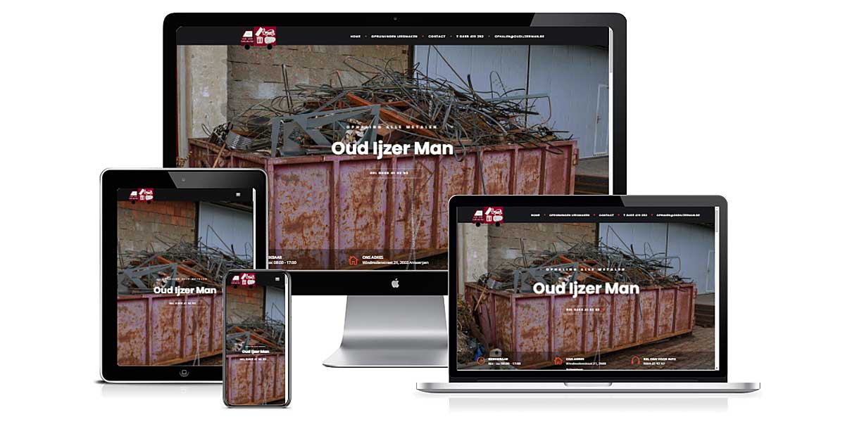 webdesign Oud Ijzer Man