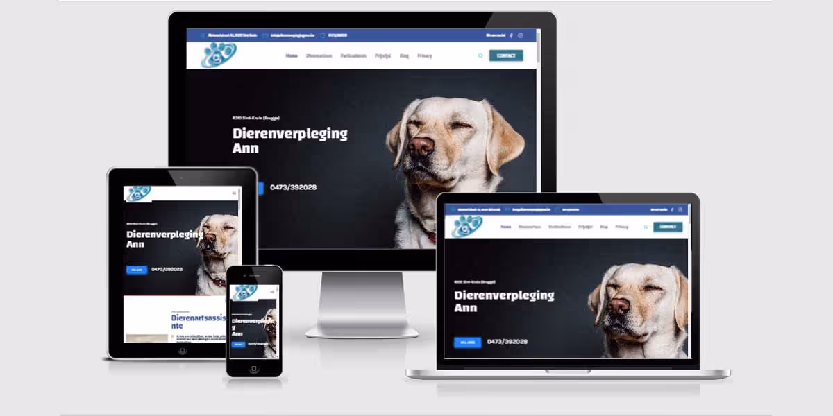 webdesign dierenverplegingann