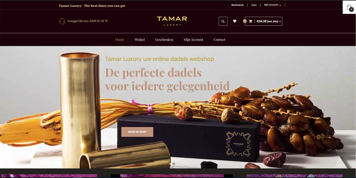Websiteproject Tamar Luxury