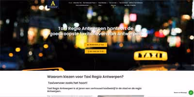 webdesign en seo Taxiregioantwerpen