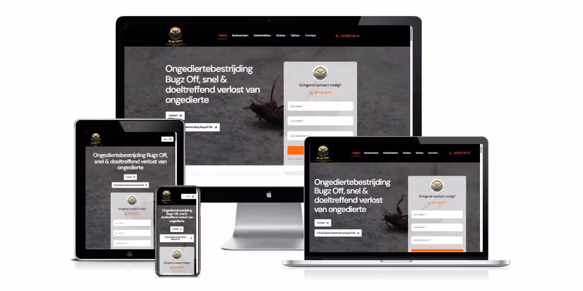 webdesign ongediertebestrijding-bugzoff