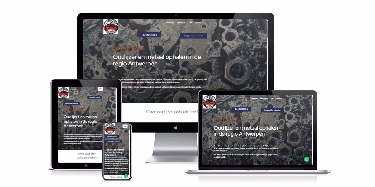 webdesign oudijzer-davor.be