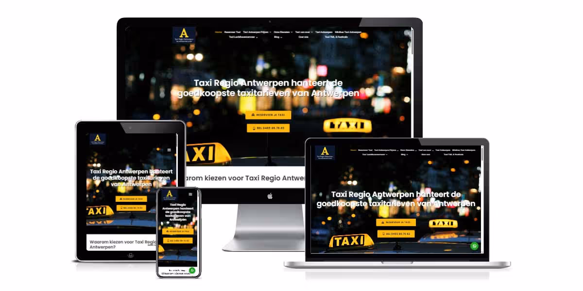 webdesign Taxiregioantwerpen